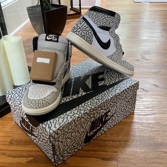 Air jordan 1 white cement - Picture 2 of 11